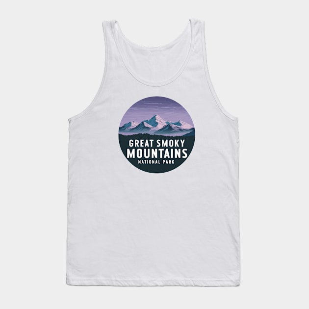 Great Smoky Mountains US National Park Tank Top by Perspektiva